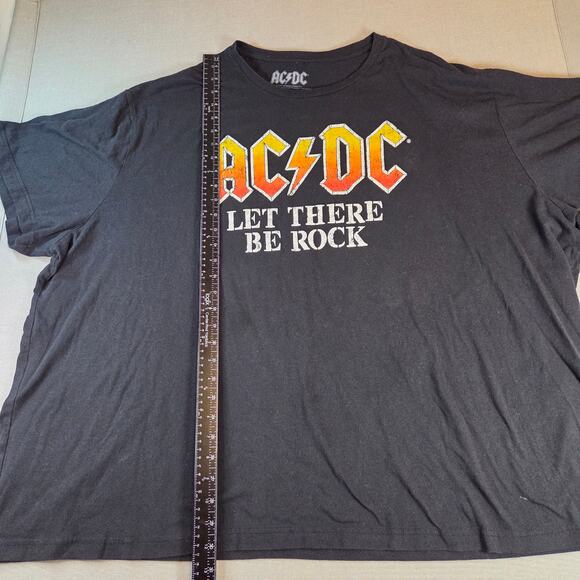 AC/DC Let There Be Rock Band Tee Black 4XB Graphic Shirt - Picture 6 of 9